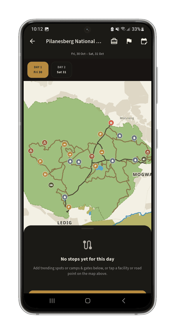 A Day, Ready to Fill: Add stops from the map below