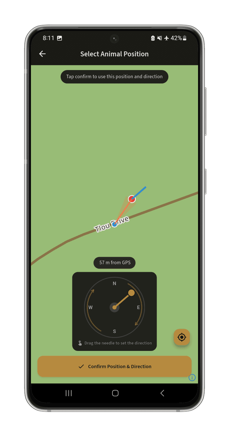 Log a Sighting: GPS, species, behavior